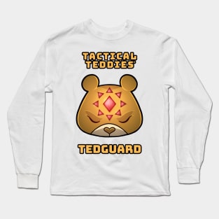 Tactical Teddies ® logo and Tedguard crest Long Sleeve T-Shirt